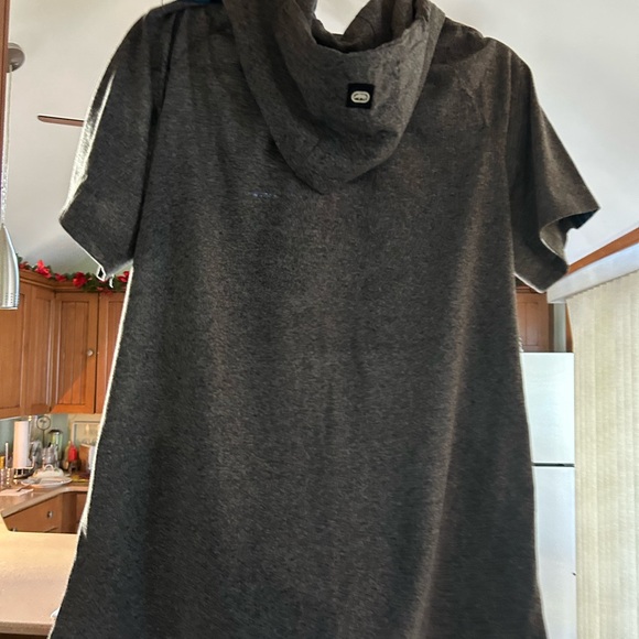 Ecko Medium Unlimited Gray Hoodie with Blue Logo, New with tag, retails $58.00 - Picture 2 of 6